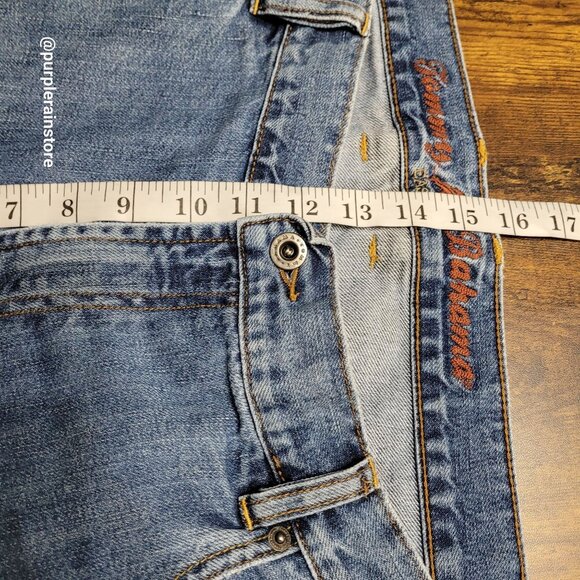 Vtg Tommy Bahama Easy Fit Jeans 40x32 Medium Light Wash Y2K Hipster Preppy - Picture 9 of 12